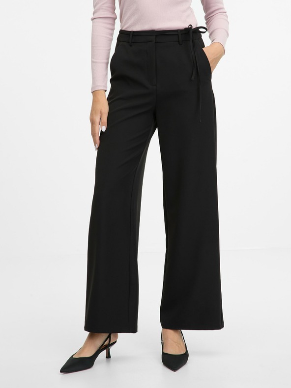 Orsay Schwarze Damen-Weitbeinhose ORSAY