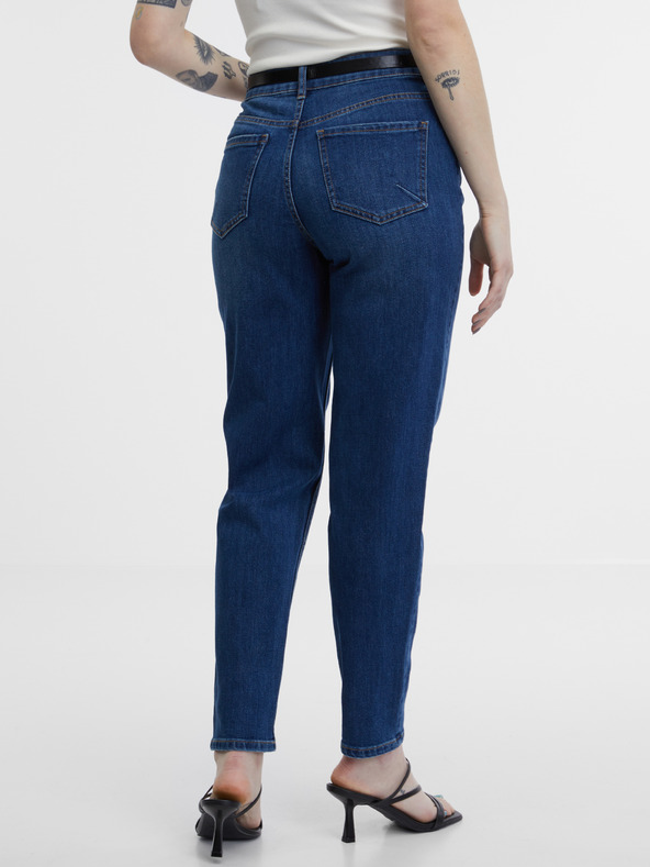 Orsay Dunkelblaue Mom-Jeans für Damen ORSAY