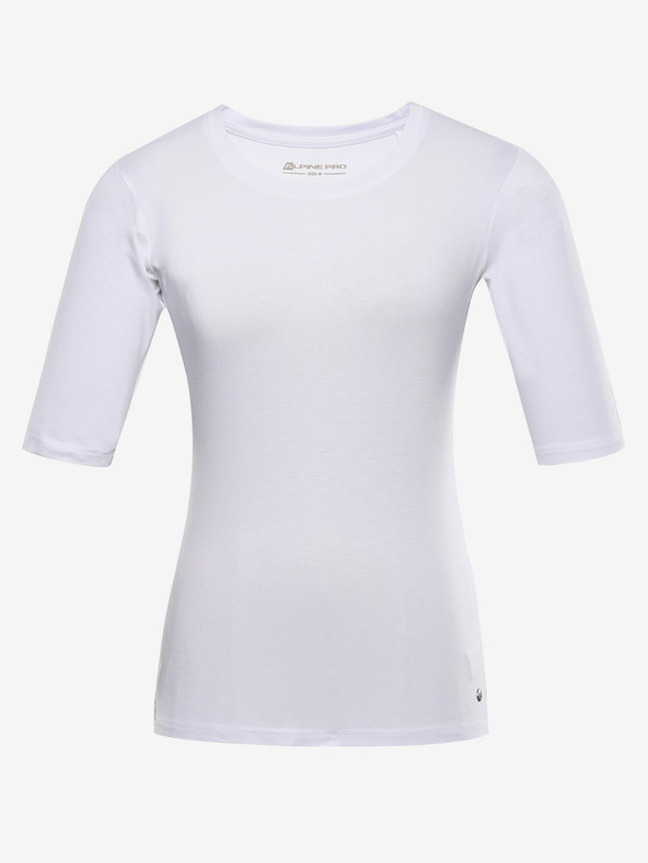 ALPINE PRO Damen-Kurzarm-T-Shirt ALPINE PRO NORRA weiß