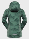 ALPINE PRO Grüne Kinder-Softshell-Jacke mit Membrane Alpine Pro Ezoro