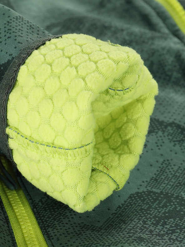 ALPINE PRO Grüne Kinder-Softshell-Jacke mit Membrane Alpine Pro Ezoro