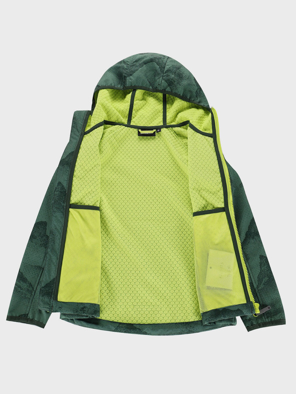 ALPINE PRO Grüne Kinder-Softshell-Jacke mit Membrane Alpine Pro Ezoro