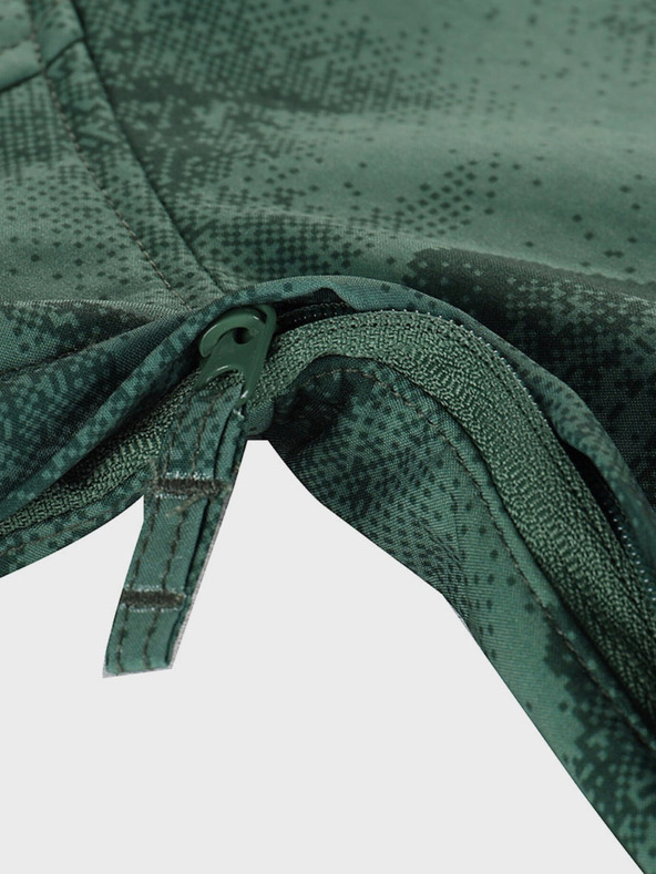 ALPINE PRO Grüne Kinder-Softshell-Jacke mit Membrane Alpine Pro Ezoro