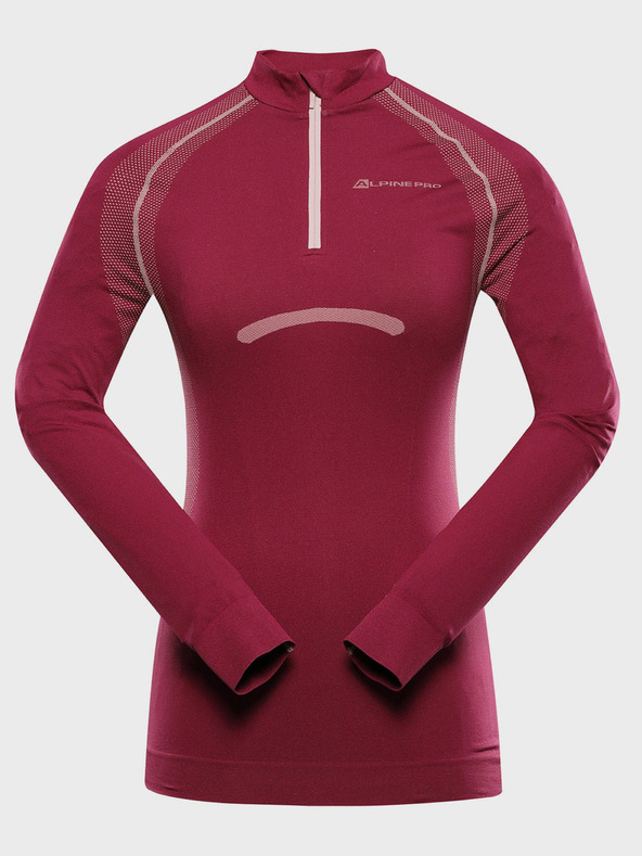 ALPINE PRO Dunkelrosa Damen-Funktionsshirt Alpine Pro Seama