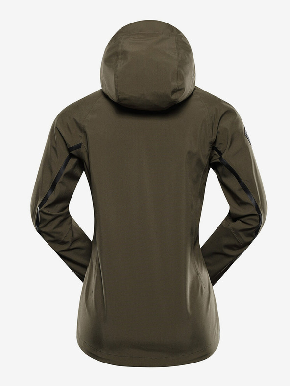 ALPINE PRO Dunkelgrüne Damen-Softshell-Jacke mit Membran Alpine Pro Jerda
