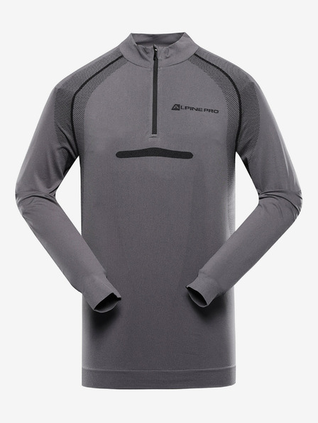 ALPINE PRO Graues Herren-Funktionsshirt Alpine Pro Seam