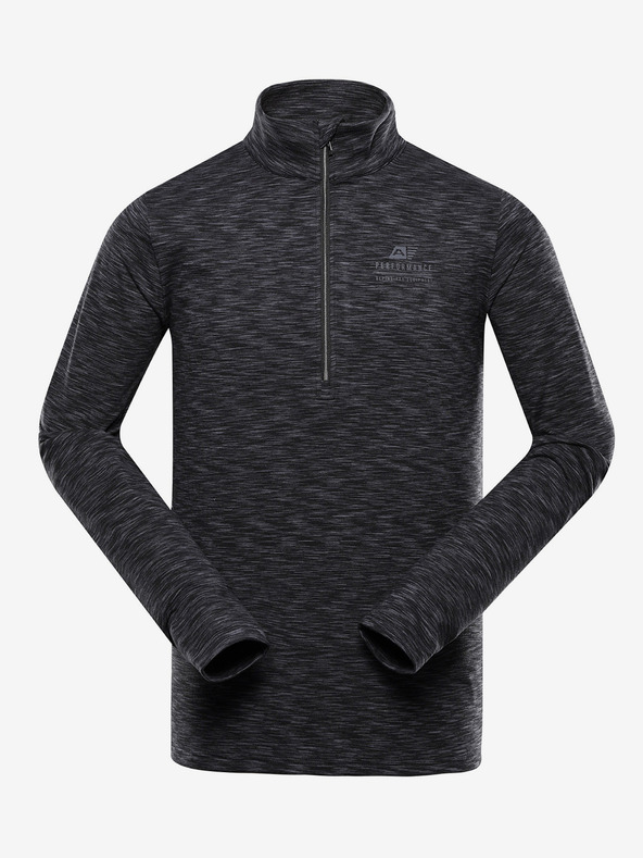 ALPINE PRO Schnelltrocknender Herrenpullover ALPINE PRO QAD schwarz