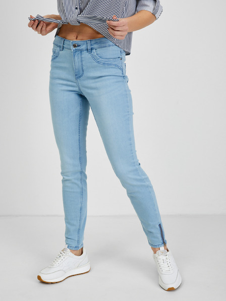 Orsay Hellblaue Damen Skinny Fit Jeans ORSAY
