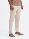 Ombre Clothing Beige Herren Karottenhose Ombre Clothing