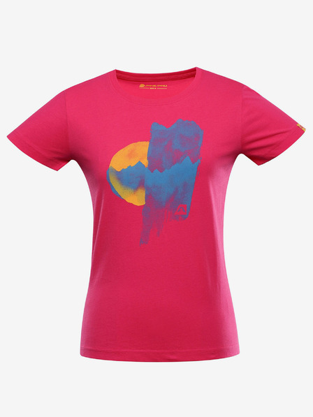 ALPINE PRO Damen Bio-Baumwoll-T-Shirt ALPINE PRO EKKA cabaret variant pa