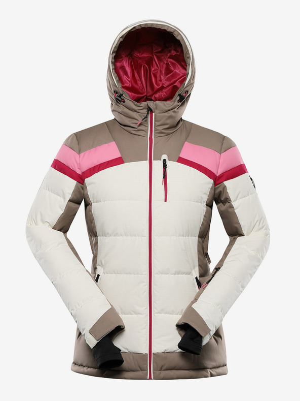 ALPINE PRO Damen Daunen-Skijacke mit ptx-Membran ALPINE PRO FERERA creme