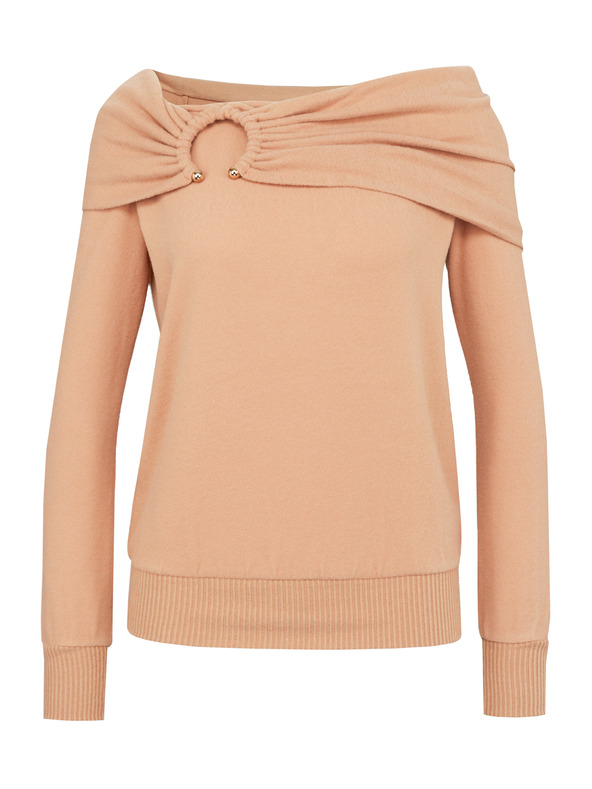 Orsay Hellbraunes Damen-Langarmshirt ORSAY