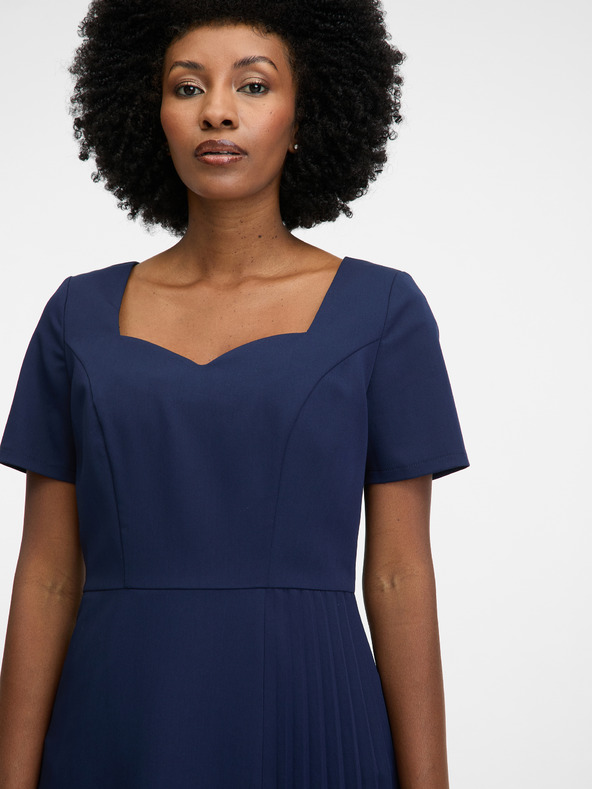 Orsay Blaues knielanges Kleid ORSAY