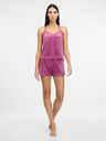 Orsay Khakifarbene Damen-Pyjamashorts aus Sämischleder ORSAY