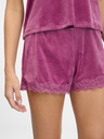 Orsay Khakifarbene Damen-Pyjamashorts aus Sämischleder ORSAY