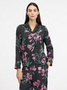 Orsay Schwarzes Damen-Satin-Nachthemd ORSAY