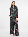 Orsay Schwarzes Damen-Satin-Nachthemd ORSAY