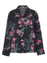 Orsay Schwarzes Damen-Satin-Nachthemd ORSAY