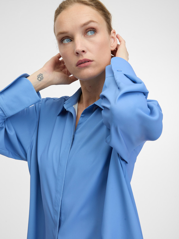 Orsay Blaues Damenhemd ORSAY