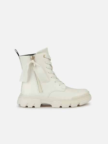 Geox Cream Girls Ankle Shoes Geox Junette