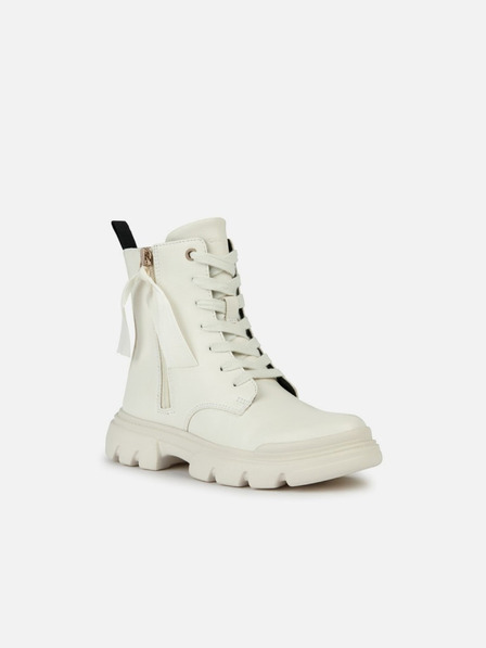 Geox Cream Girls Ankle Shoes Geox Junette