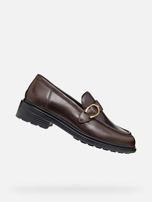 Geox Dunkelbraun Damen Geox Walk pleasure loafers