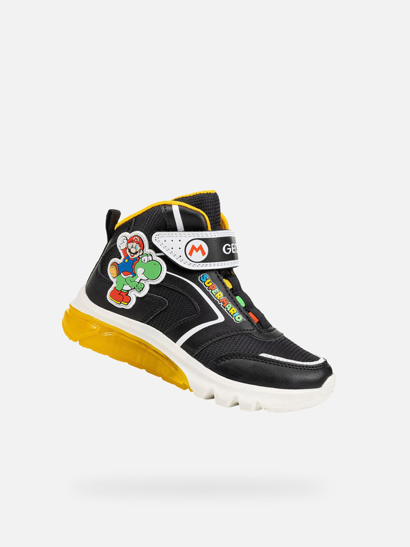 Geox Black Boys Ankle Boots Geox Ciberdron Boy