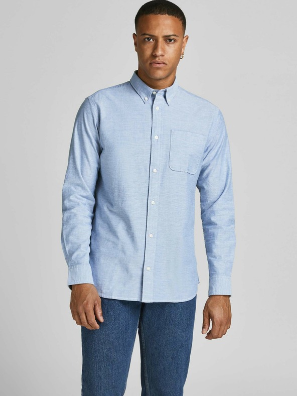 Jack & Jones Blaues Jack & Jones Blubrook Hemd