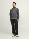 Jack & Jones Graues Jack & Jones Herren-Sweatshirt mit Reißverschluss