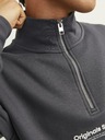 Jack & Jones Graues Jack & Jones Herren-Sweatshirt mit Reißverschluss