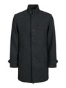 Jack & Jones Dunkelgrauer Jack & Jones Wollmantel für Herren