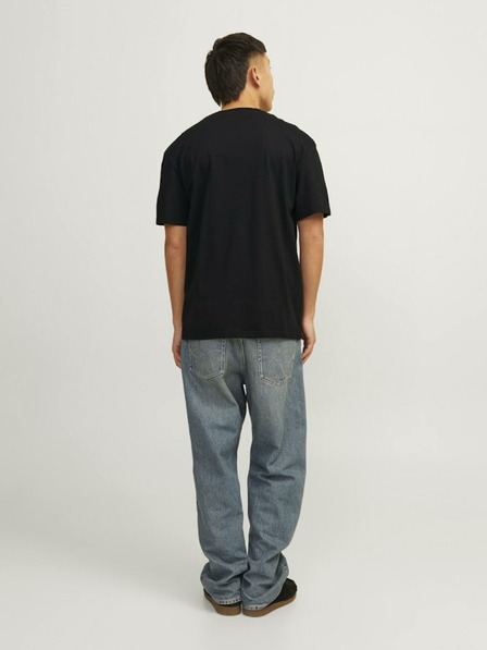 Jack & Jones Schwarzes Jack & Jones Seven Herrenhemd