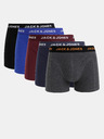Jack & Jones Fünfer-Set Boxershorts in Blau, Schwarz, Grau und Burgunder Jack & Jones Black Friday
