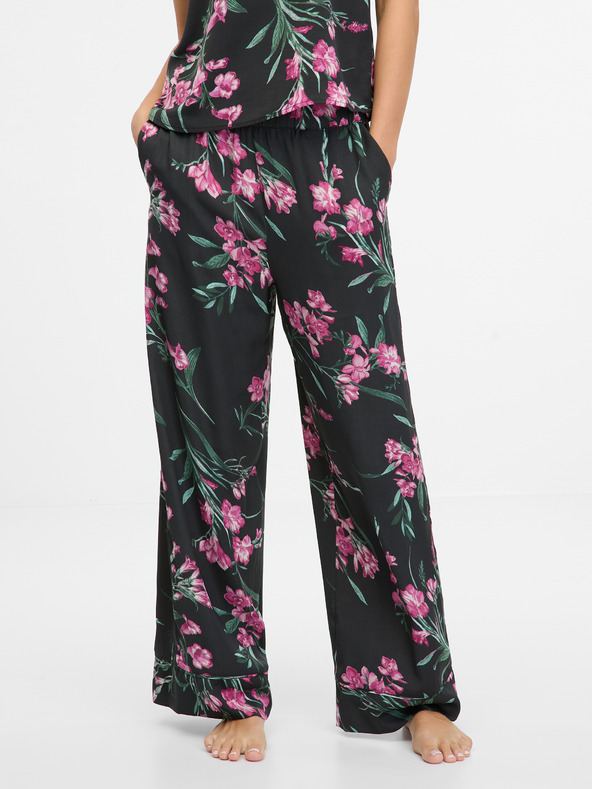 Orsay Schwarze Damen-Satin-Pyjamahose ORSAY