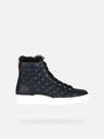 Geox Schwarz Damen Geox Lauressa A Turnschuhe - Nappa