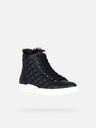 Geox Schwarz Damen Geox Lauressa A Turnschuhe - Nappa