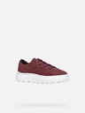Geox Weinrote Damen-Sneaker Geox Spherica EC4.1