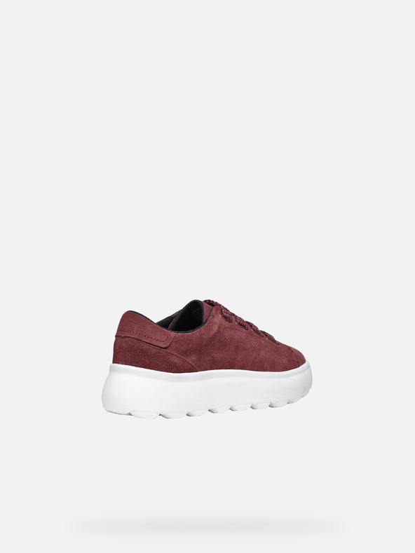 Geox Weinrote Damen-Sneaker Geox Spherica EC4.1