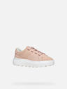 Geox Creme Geox Spherica EC4.1 Damen Turnschuhe