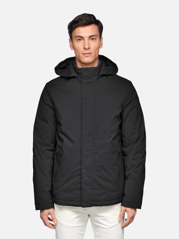 Geox Schwarze Herren Daunenjacke Geox Aurelio