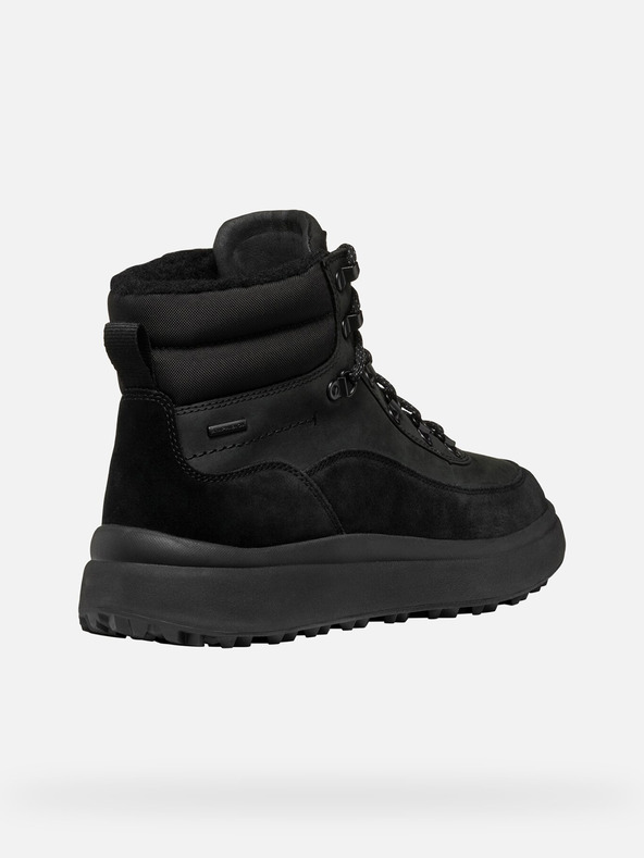 Geox Schwarze Herren-Stiefeletten Geox Granito + Grip B A