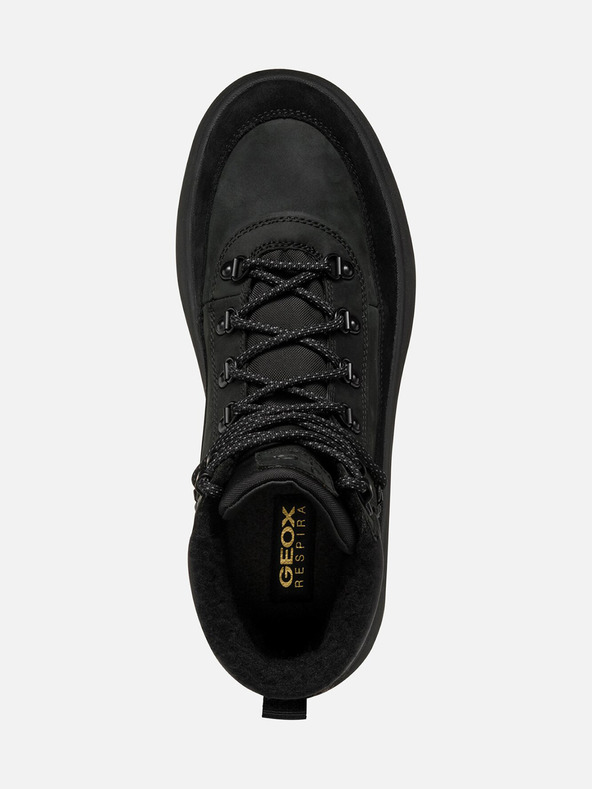 Geox Schwarze Herren-Stiefeletten Geox Granito + Grip B A