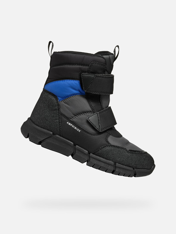 Geox Graue Jungen-Stiefeletten Geox Flexyper B Abx