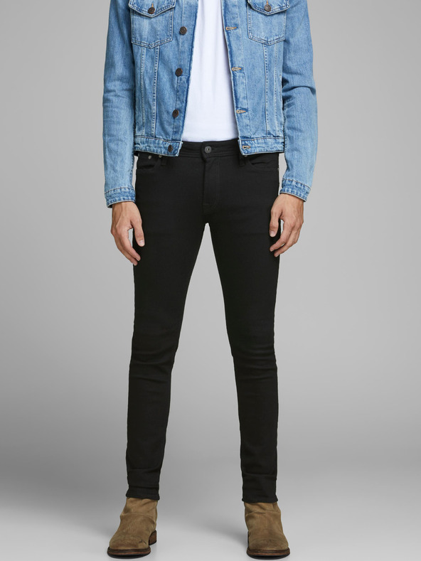 Jack & Jones Schwarze Herrenjeans mit schmaler Passform Jack & Jones Liam