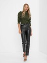 GAP Schmale Hose aus Kunstleder high rise GAP