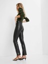 GAP Schmale Hose aus Kunstleder high rise GAP