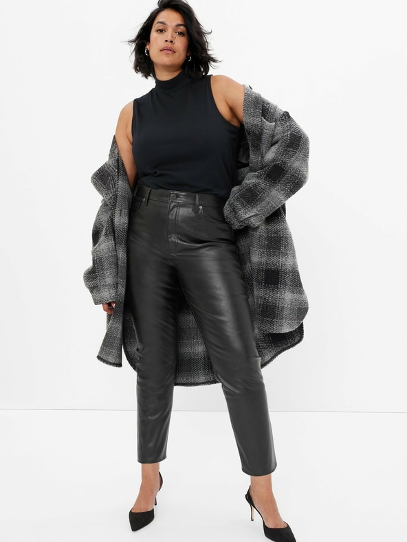 GAP Damenhose aus Kunstleder mit hohem Bund GAP