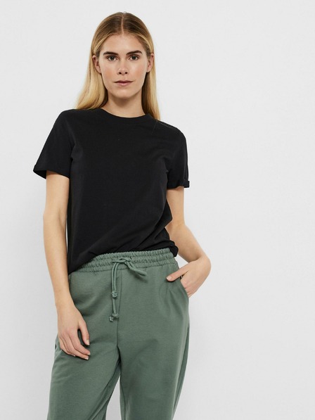Vero Moda Schwarzes Basic-T-Shirt VERO MODA Paula