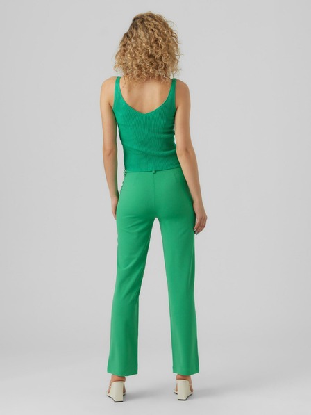 Vero Moda Grünes geripptes Damen-Basic-Tank-Top VERO MODA Glory
