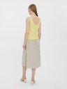 Vero Moda Hellgelbes geripptes Damen-Basic-Tank-Top VERO MODA Glory